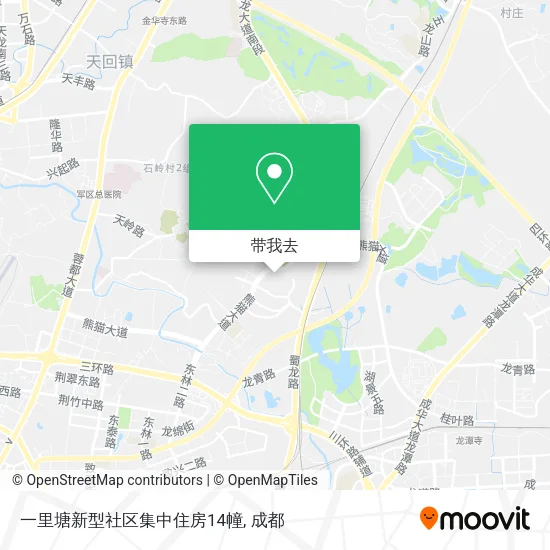 一里塘新型社区集中住房14幢地图
