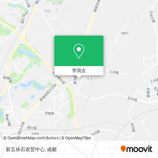 新五块石农贸中心地图
