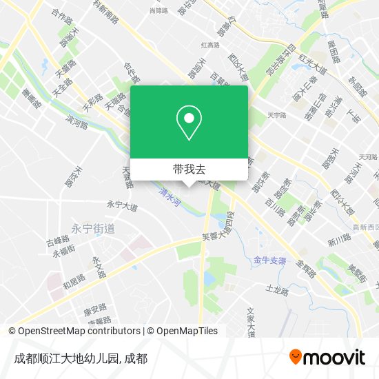 成都顺江大地幼儿园地图