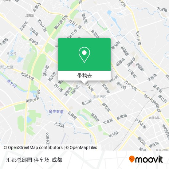 汇都总部园-停车场地图