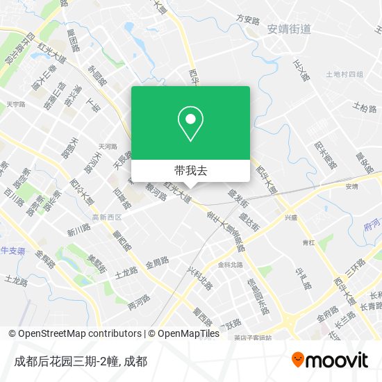 成都后花园三期-2幢地图