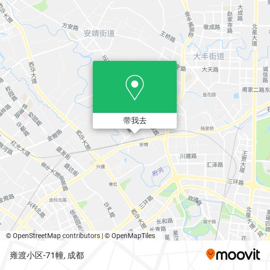 雍渡小区-71幢地图
