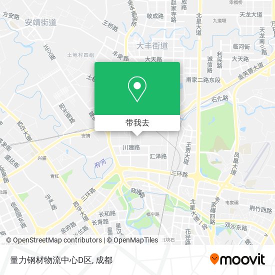 量力钢材物流中心D区地图