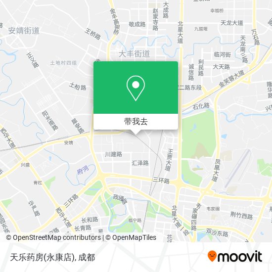 天乐药房(永康店)地图