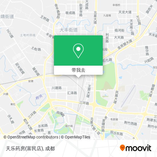 天乐药房(富民店)地图