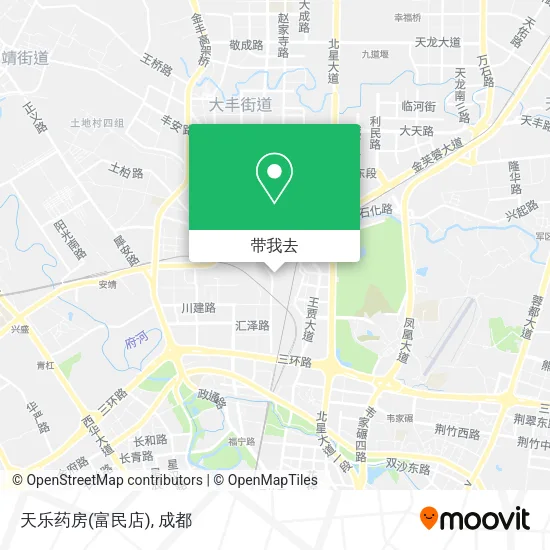 天乐药房(富民店)地图