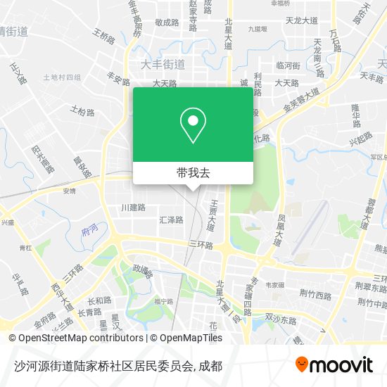 沙河源街道陆家桥社区居民委员会地图