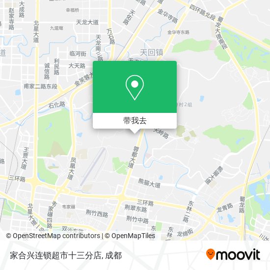 家合兴连锁超市十三分店地图