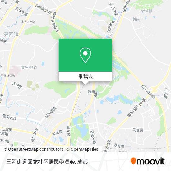 三河街道回龙社区居民委员会地图