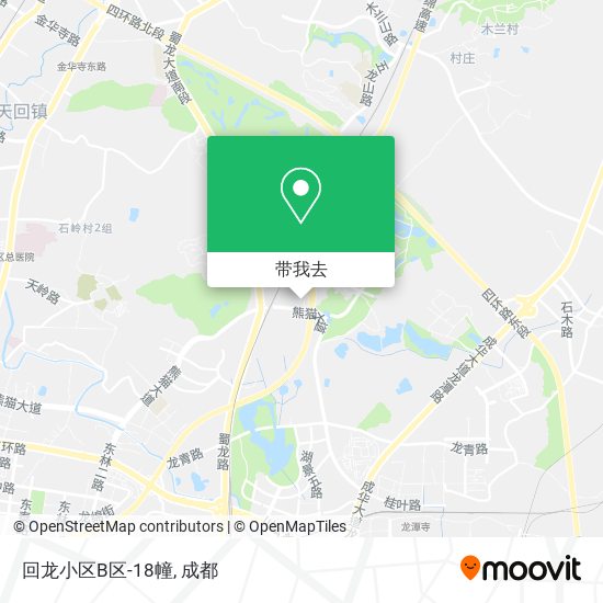 回龙小区B区-18幢地图