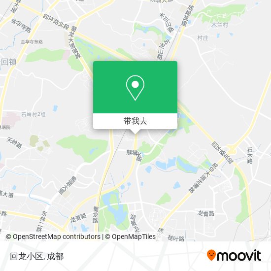 回龙小区地图