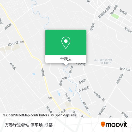 万春绿道驿站-停车场地图