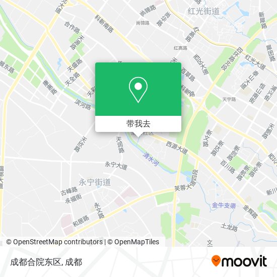 成都合院东区地图