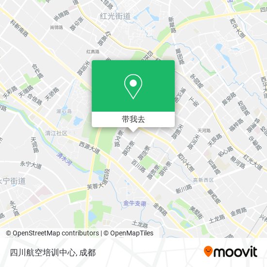 四川航空培训中心地图