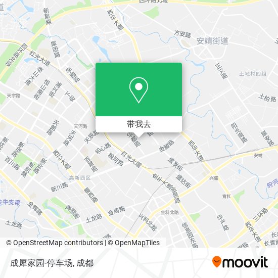 成犀家园-停车场地图