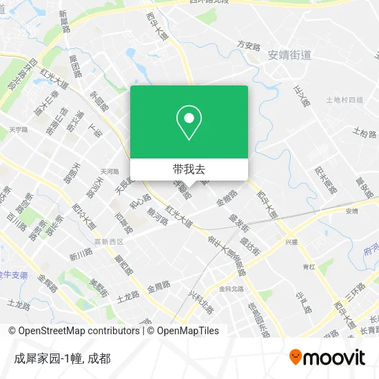成犀家园-1幢地图