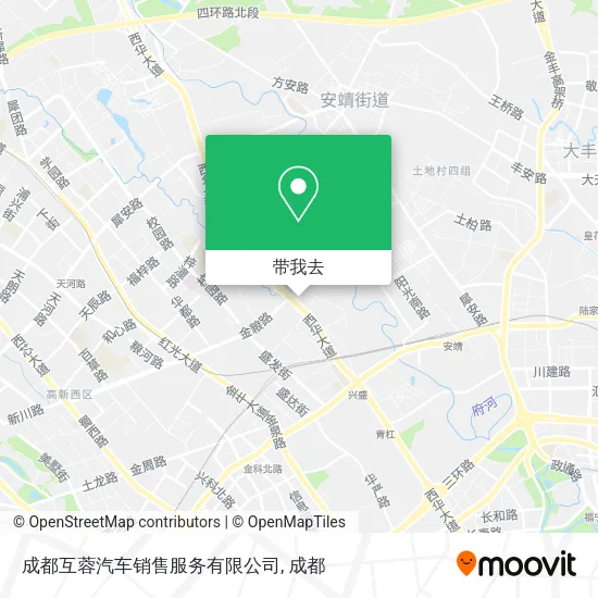 成都互蓉汽车销售服务有限公司地图