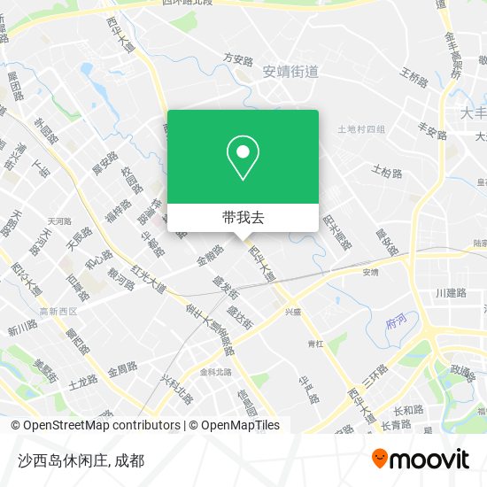 沙西岛休闲庄地图