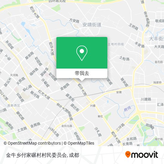 金牛乡付家碾村村民委员会地图