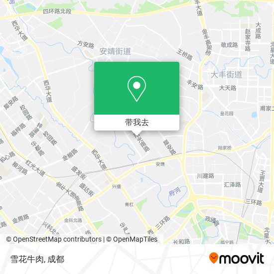 雪花牛肉地图