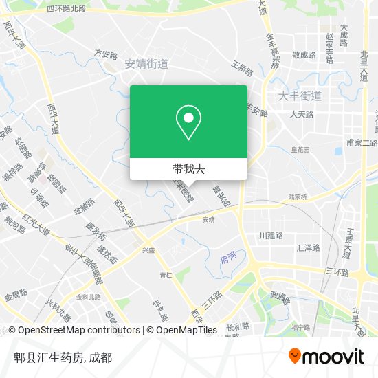 郫县汇生药房地图