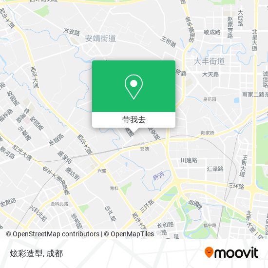炫彩造型地图