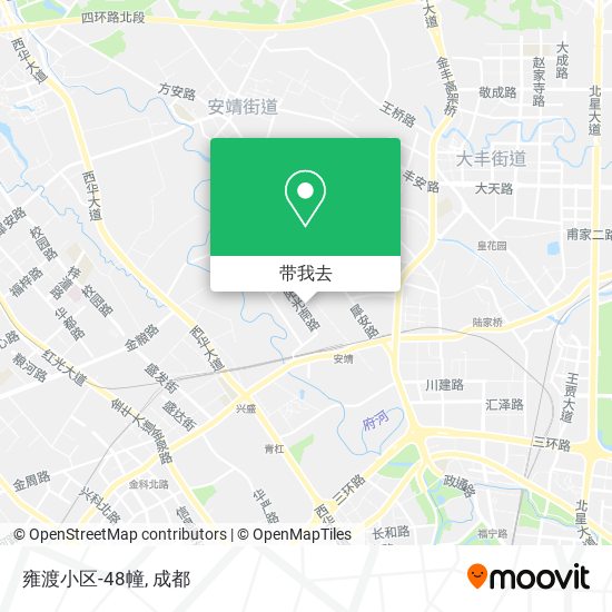 雍渡小区-48幢地图