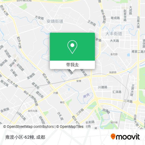 雍渡小区-62幢地图