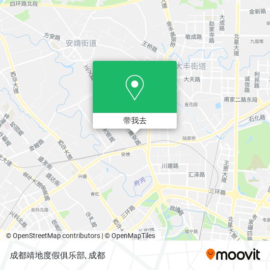 成都靖地度假俱乐部地图