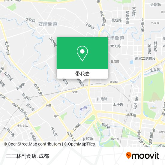 三三林副食店地图