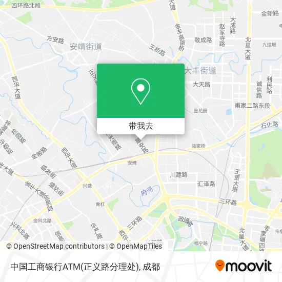 中国工商银行ATM(正义路分理处)地图