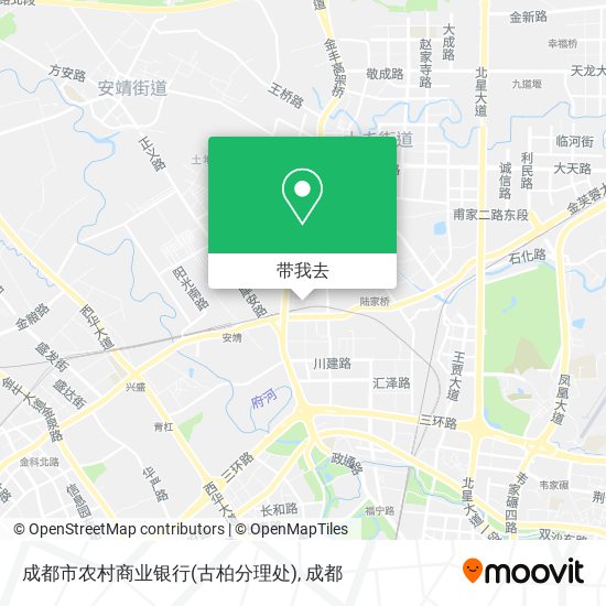 成都市农村商业银行(古柏分理处)地图