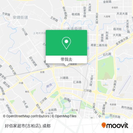 好佰家超市(古柏店)地图