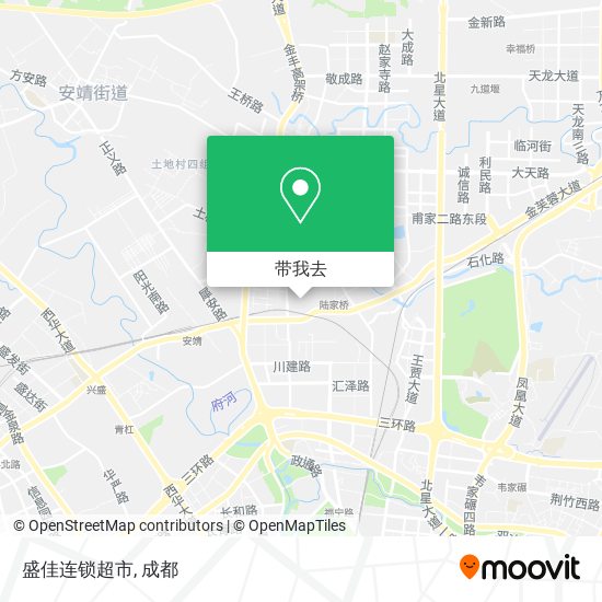 盛佳连锁超市地图