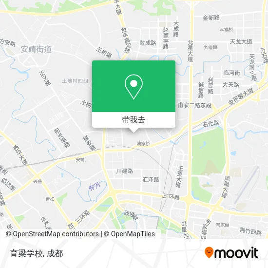 育梁学校地图