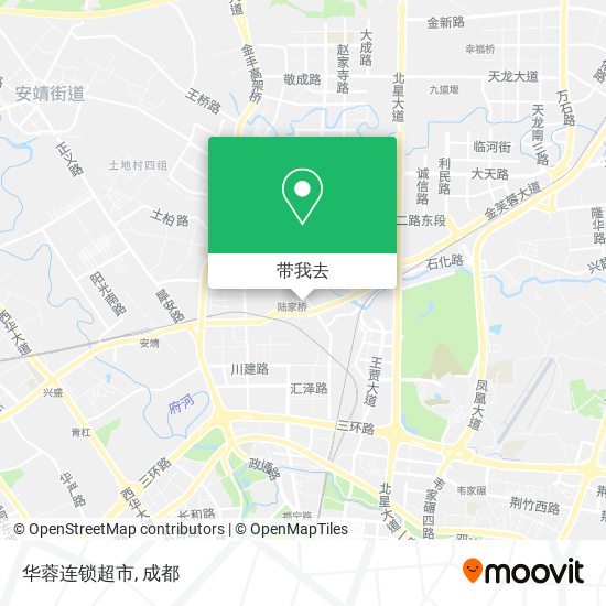 华蓉连锁超市地图