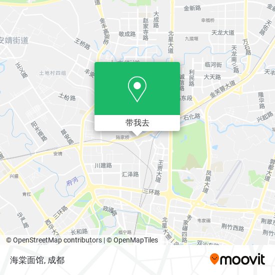 海棠面馆地图