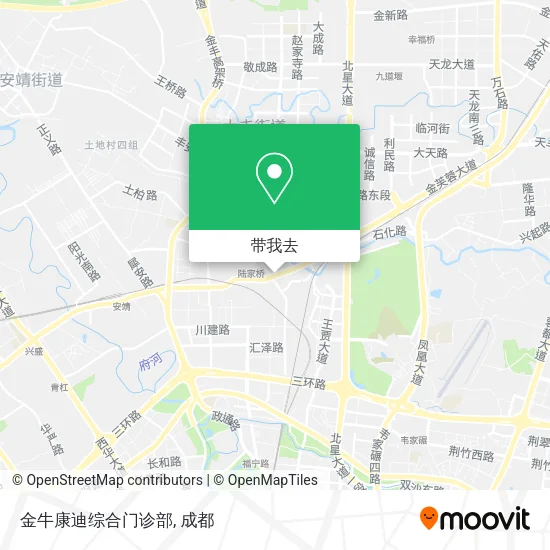 金牛康迪综合门诊部地图