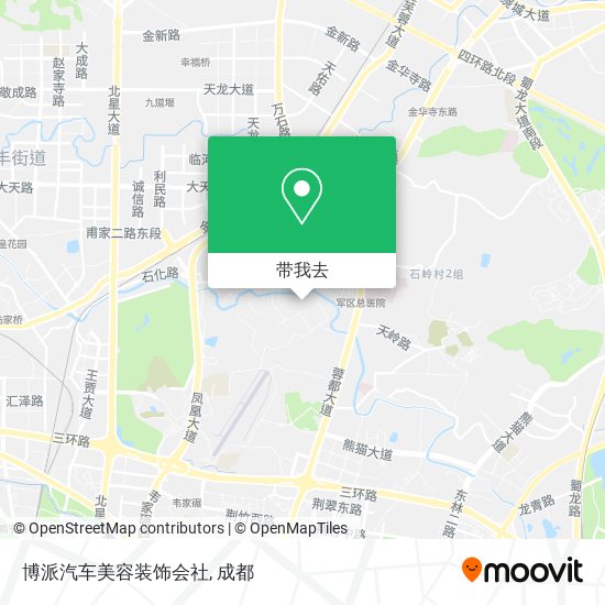 博派汽车美容装饰会社地图