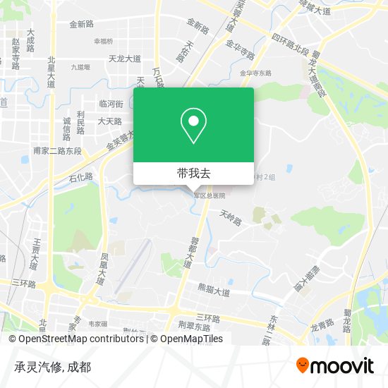 承灵汽修地图