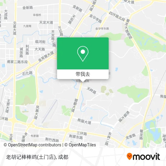 老胡记棒棒鸡(土门店)地图
