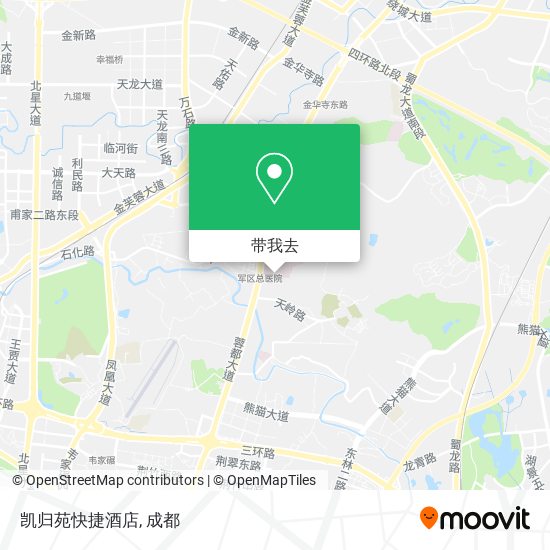 凯归苑快捷酒店地图
