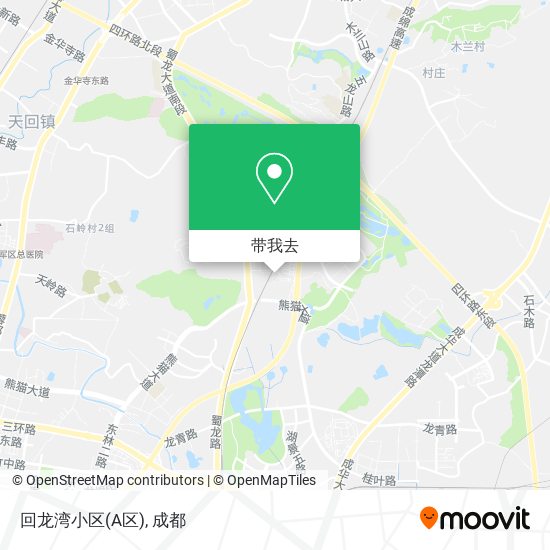 回龙湾小区(A区)地图