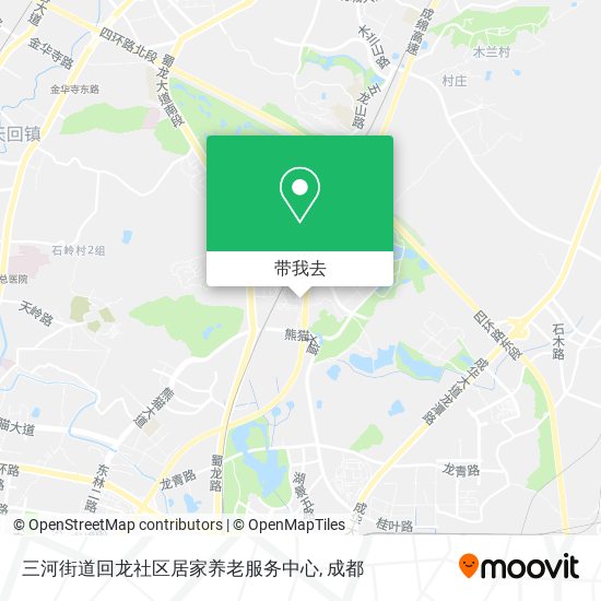 三河街道回龙社区居家养老服务中心地图