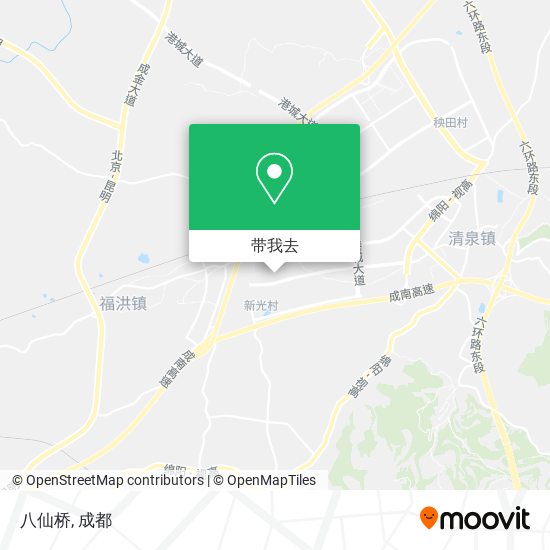 八仙桥地图