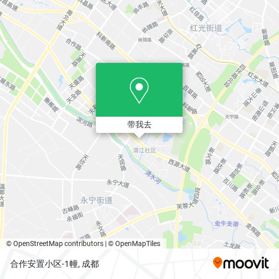 合作安置小区-1幢地图