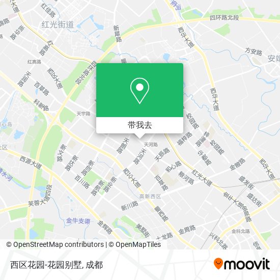 西区花园-花园别墅地图