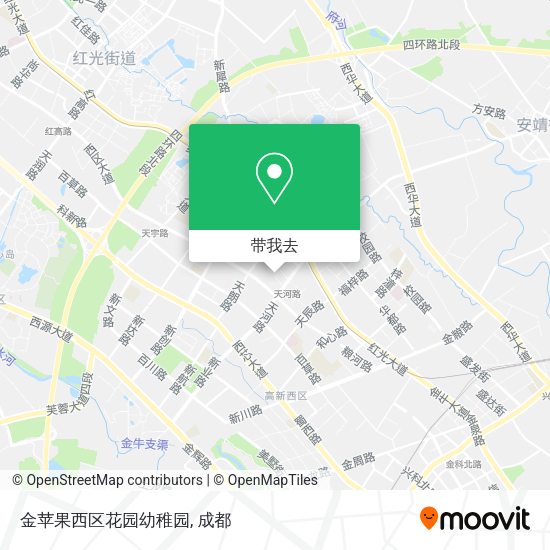 金苹果西区花园幼稚园地图