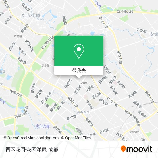 西区花园-花园洋房地图