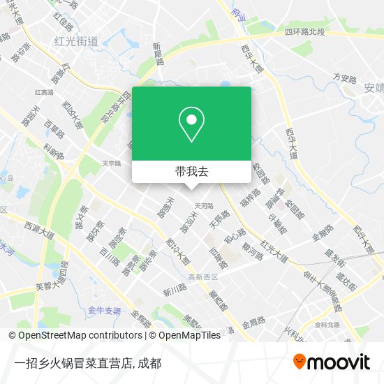 一招乡火锅冒菜直营店地图
